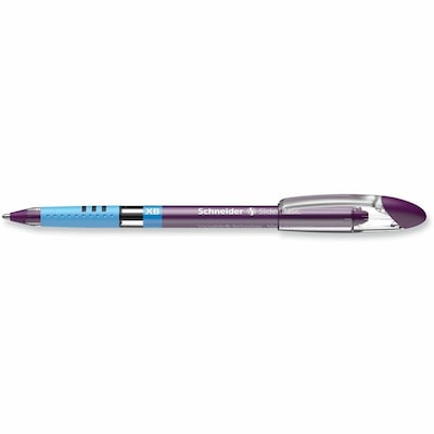 Rediform Slider Basic XB Ballpoint Pen, Extra Bold Point, 1.4 mm, Violet Ink, 10 /Box (RED151208)