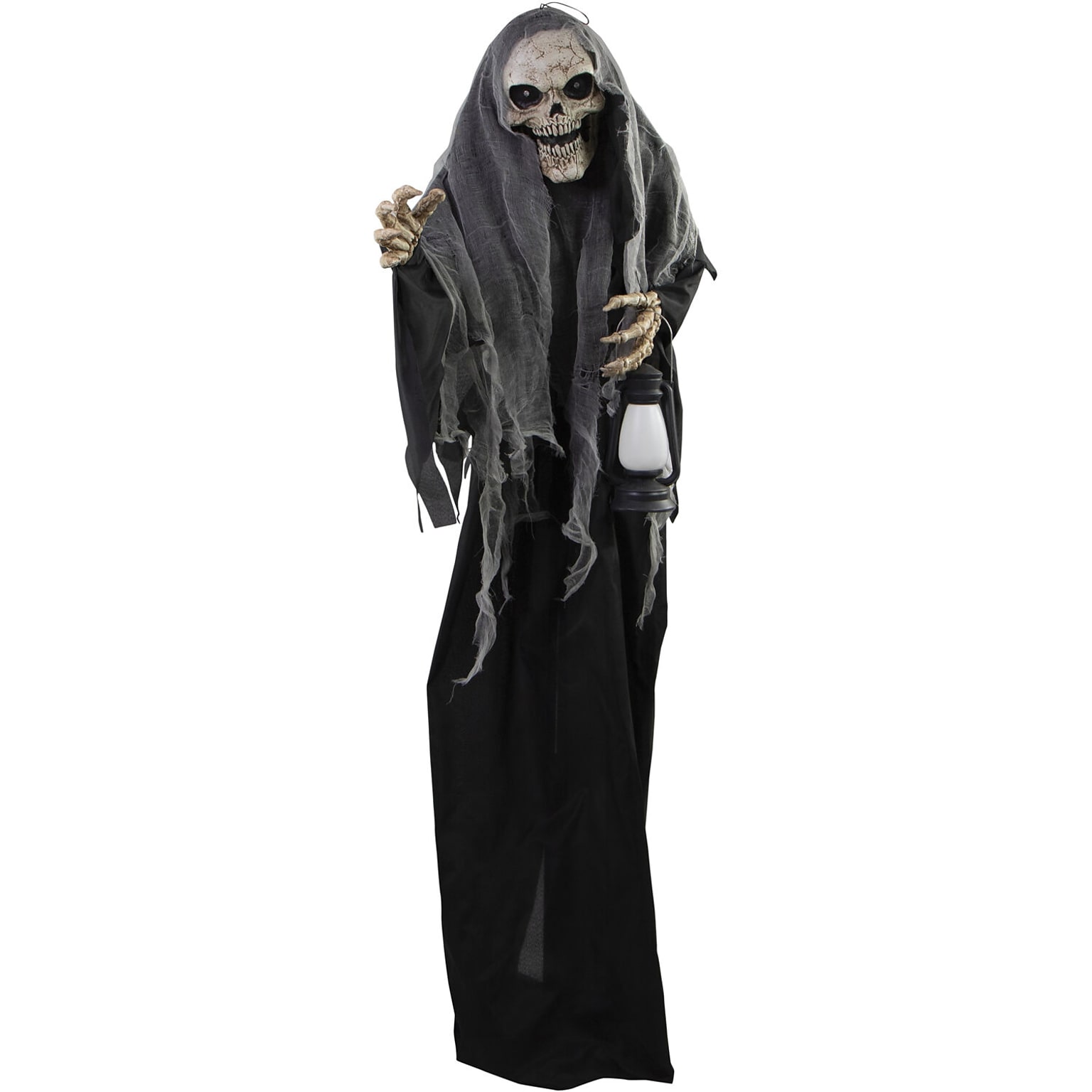 Haunted Hill Farm Life-Size Animatronic Skeleton Reaper (HHRPR-24FLSA)