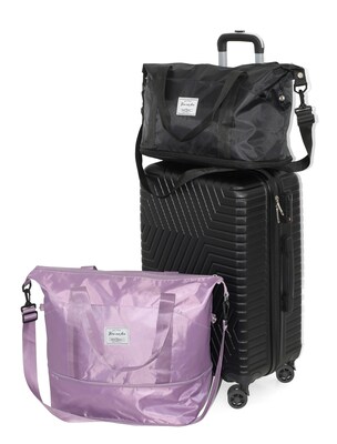 Nicci Polyester Travel Duffel, Light Purple (CBM10003-LPUR)