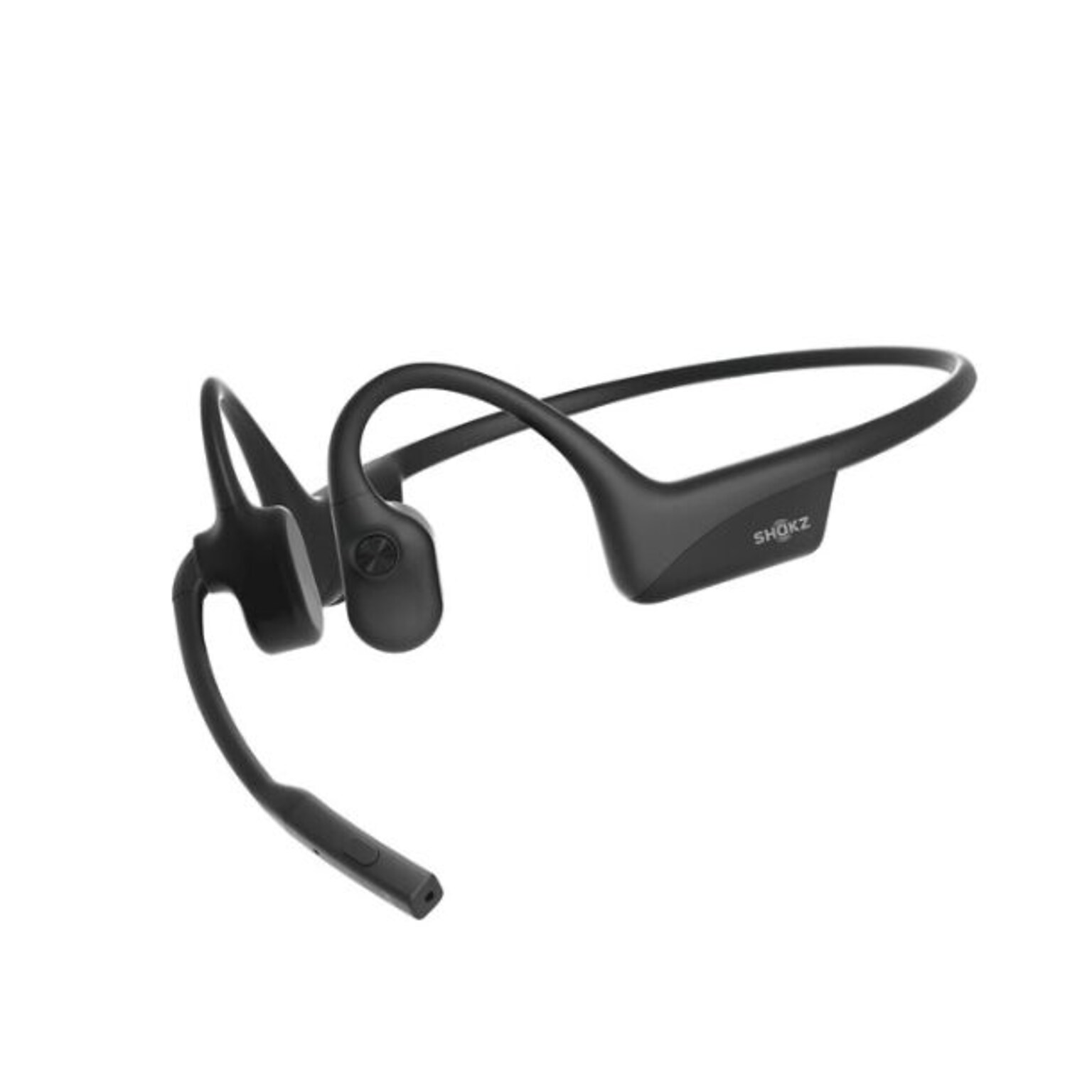 Shokz OpenComm2 Bone Conduction Wireless Bluetooth Open-Ear Headset, Black (C110-AN-BK-US)