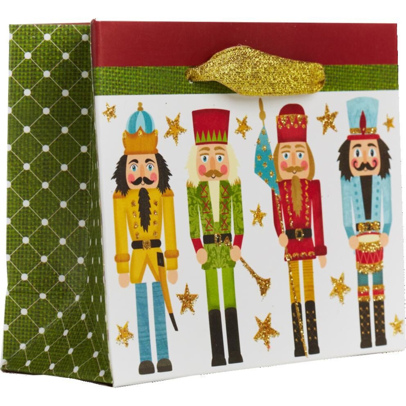 JAM Paper Traditional Nutcracker Small Gift Bags, 120/Pack (526BXTT6111)