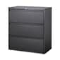 Hirsh Industries® Lateral File Cabinet, 3 Letter/Legal/A4-Size File Drawers, Charcoal, 36 x 18.62 x 40.25