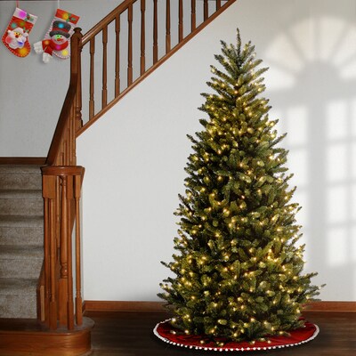 National Tree Company Natural Fraser Fir Artificial Christmas Tree, 6.5 ft., Clear Lights (NAFFSLH1-