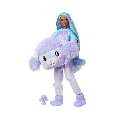 Mattel Barbie Cutie Reveal Doll & Accessories, Poodle Plush Costume, 2/Pack (HKR05)
