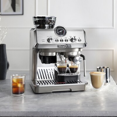 DeLonghi La Specialista Arte Evo 2-Cups Commercial Steam Espresso Machine, Stainless Steel (EC9255M)