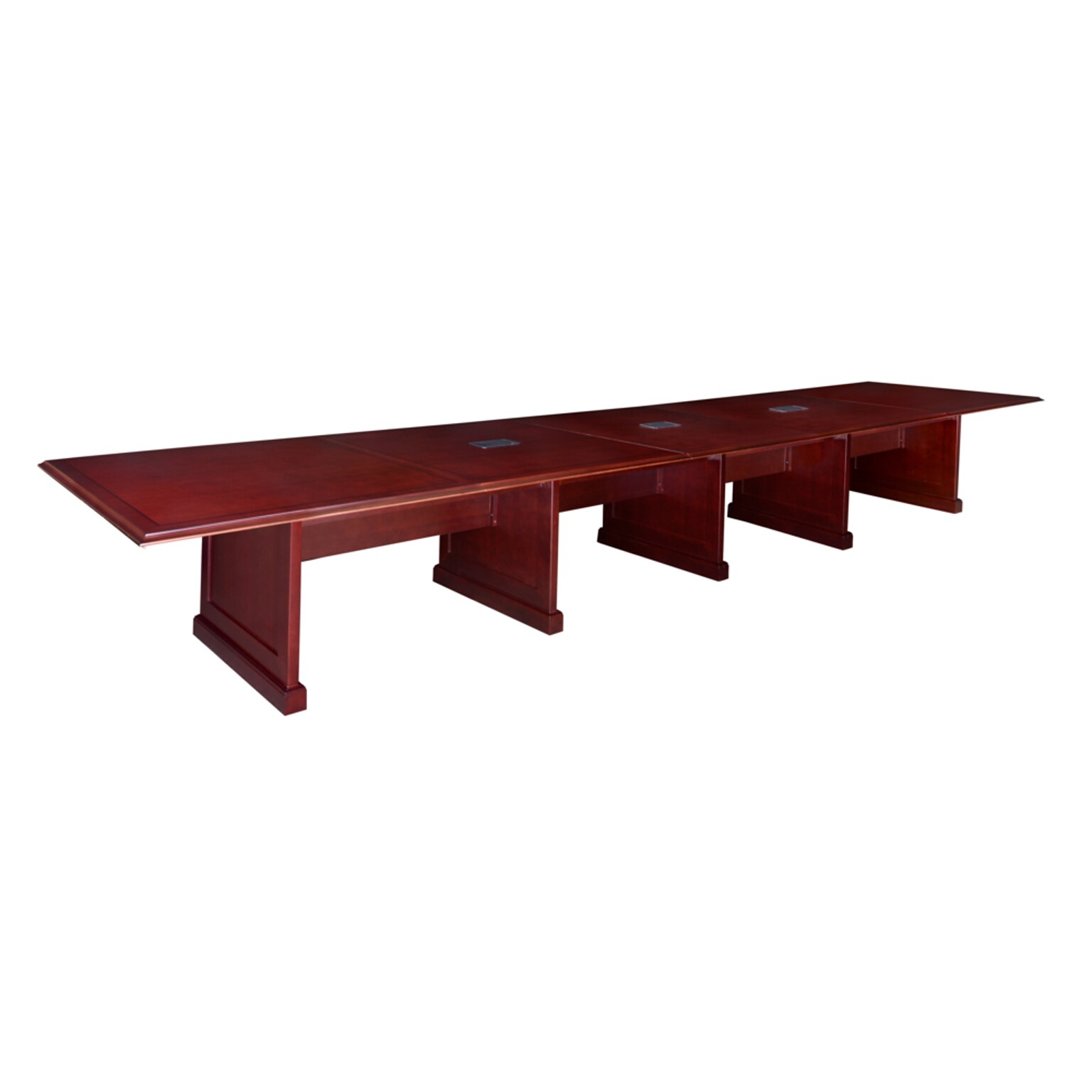 Regency Prestige 20 Modular Conference Table w/ 3 Power Data Grommets, Mahogany (TVCTRC24052MH)