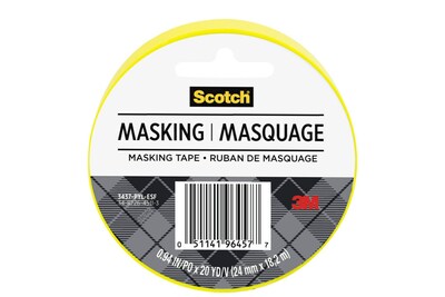 Scotch Expressions .94 x 20yd Masking Tape - Yellow