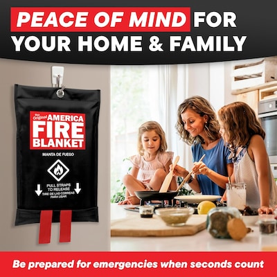 America Class AB Fire Blanket, 5/Pack (AFB5)