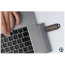 Centon DataStick Pro 256GB USB 3.0 Type-A Flash Drive, Black, 5/Pack (S1-U3P6-256G-5B)