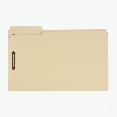Pendaflex 100% Recycled Reinforced File Folder, 1/3-Cut Tab, Legal Size, Paper Stock, Manila, 50/Box (29537R)