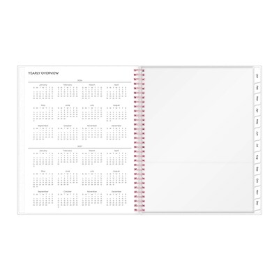 2026 Blue Sky Joselyn 8.5" x 11" Calendar Year Weekly & Monthly Planner, Plastic Cover, Multicolored (110394-26)