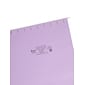 Smead Adjustable Tab Recycled Hanging File Folder, 5-Tab, Letter Size, Lavender, 25/Box (64064)