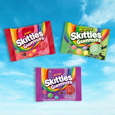 Skittles Gummies Fun Size Mix, Assorted Flavors, 16.15 oz. (MMM33340)