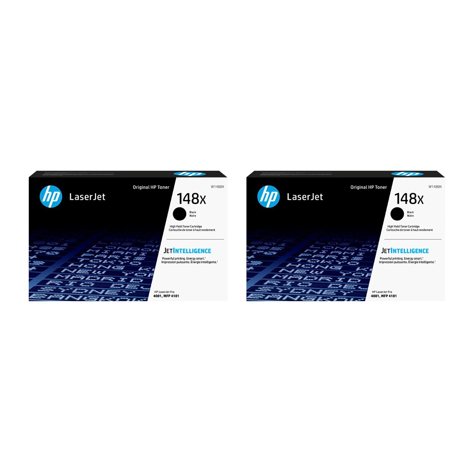 HP 148X Black Standard Yield Toner Cartridge 2-Pack, Prints Up to 9,500 pages