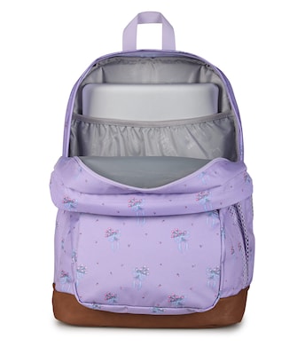 JanSport Cool Student Pastel Petals Laptop Backpack, Large, Lilac (JS0A2SDDA1Y)