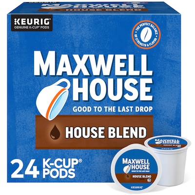 Maxwell House House Blend Coffee Keurig® K-Cup® Pods, Medium Roast, 24/Box (5303)