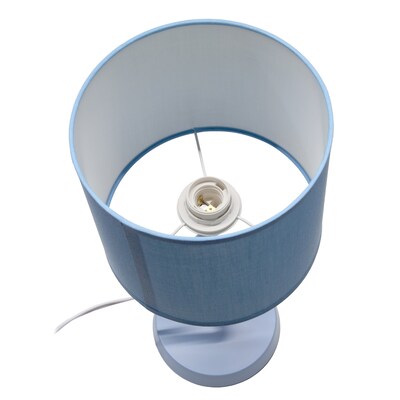 Simple Designs Abstract 17.13" LED Table Lamp, Blue (LT1172-BLU)