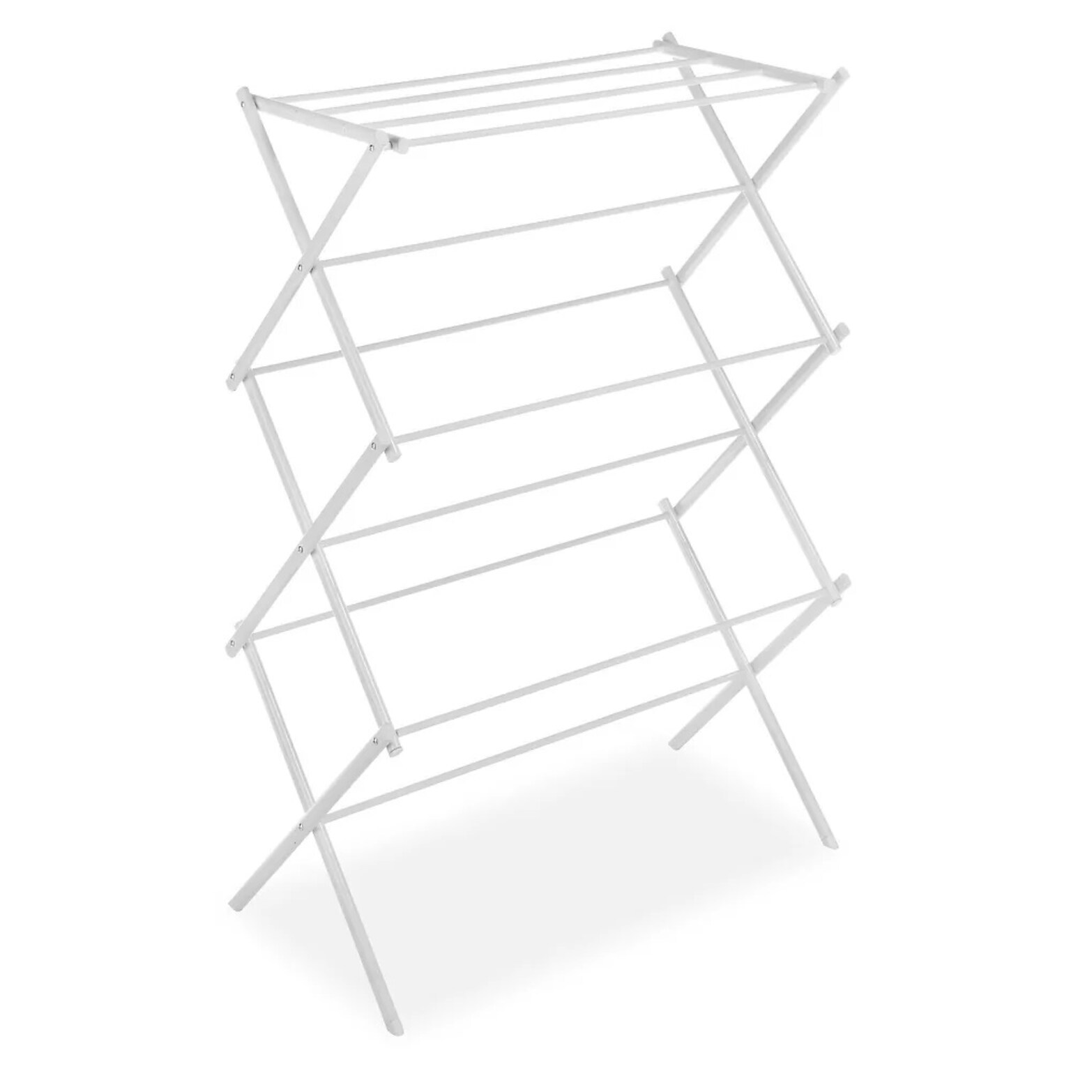 Whitmor Metal 3-Tier Folding Drying Rack, White (6023-14643)
