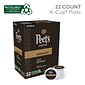 Peet's Coffee Café Domingo Coffee Keurig® K-Cup® Pods, Medium Roast, 22/Box (6543)