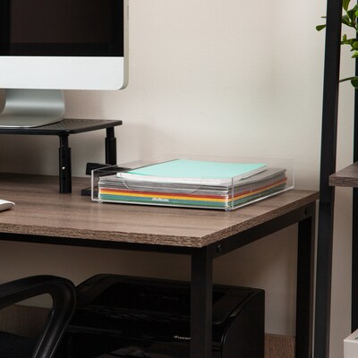 Mind Reader Acrylic Desk Tray, Clear (ATRAY-CLR)