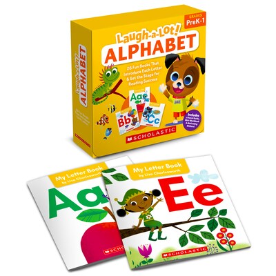 Scholastic Teaching Solutions Laugh A Lot Alphabet Boxed Set, 26/Set