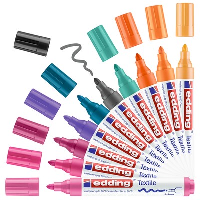 edding 4500 Creative Water-Based Marker, Bullet Tip, 10/Set (EDD44500099)