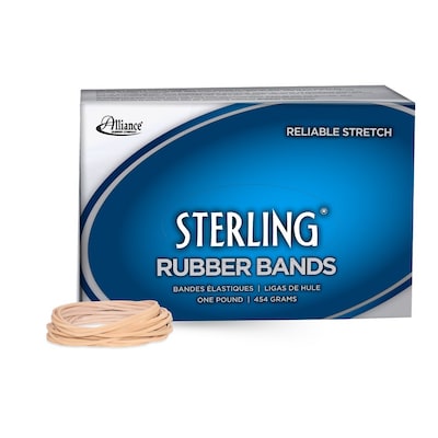 Alliance Sterling Multi-Purpose #16 Rubber Bands, 2-1/2 x 1/16, 2300/Pack (24165)