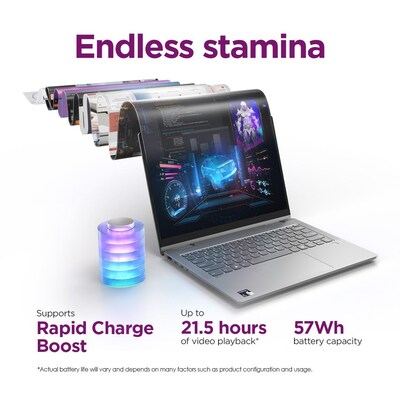 Lenovo IdeaPad 5x 14" 2-in-1 OLED Touchscreen Laptop, Copilot+ PC, Snapdragon X Plus, 16GB RAM, 1TB SSD, Win 11 Home