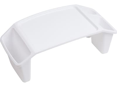 Mind Reader Sprout Collection 22.25 x 10.75 Plastic Kids Lap Desk, White (KIDLAP-WHT)