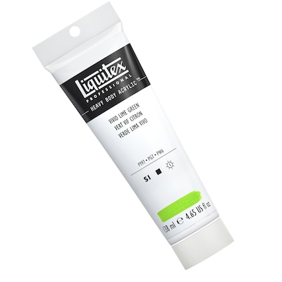 Liquitex Professional Heavy Body Acrylic Paint Tube, Vivid Lime Green, 138 mL (LIQ4417740)