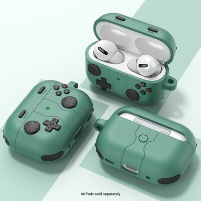 SaharaCase Inspire Series Silicone Case with Premium Clip for Airpods Pro 3, Shock Absorbing, Cactus Green (HP00228)