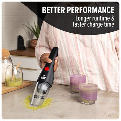 Dirt Devil Grab & Go+ Cordless 8V Handheld Vacuum, Bagless, Black, (BD30100V)