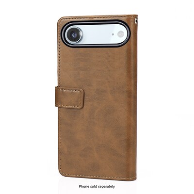 SaharaCase Indy Wallet Case for iPhone Air, Shock Absorbing, Canyon Brown (CP00939)