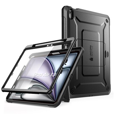 SUPCASE Unicorn Beetle Pro Plastic 13" Fullbody Case for iPad Air 13", Black