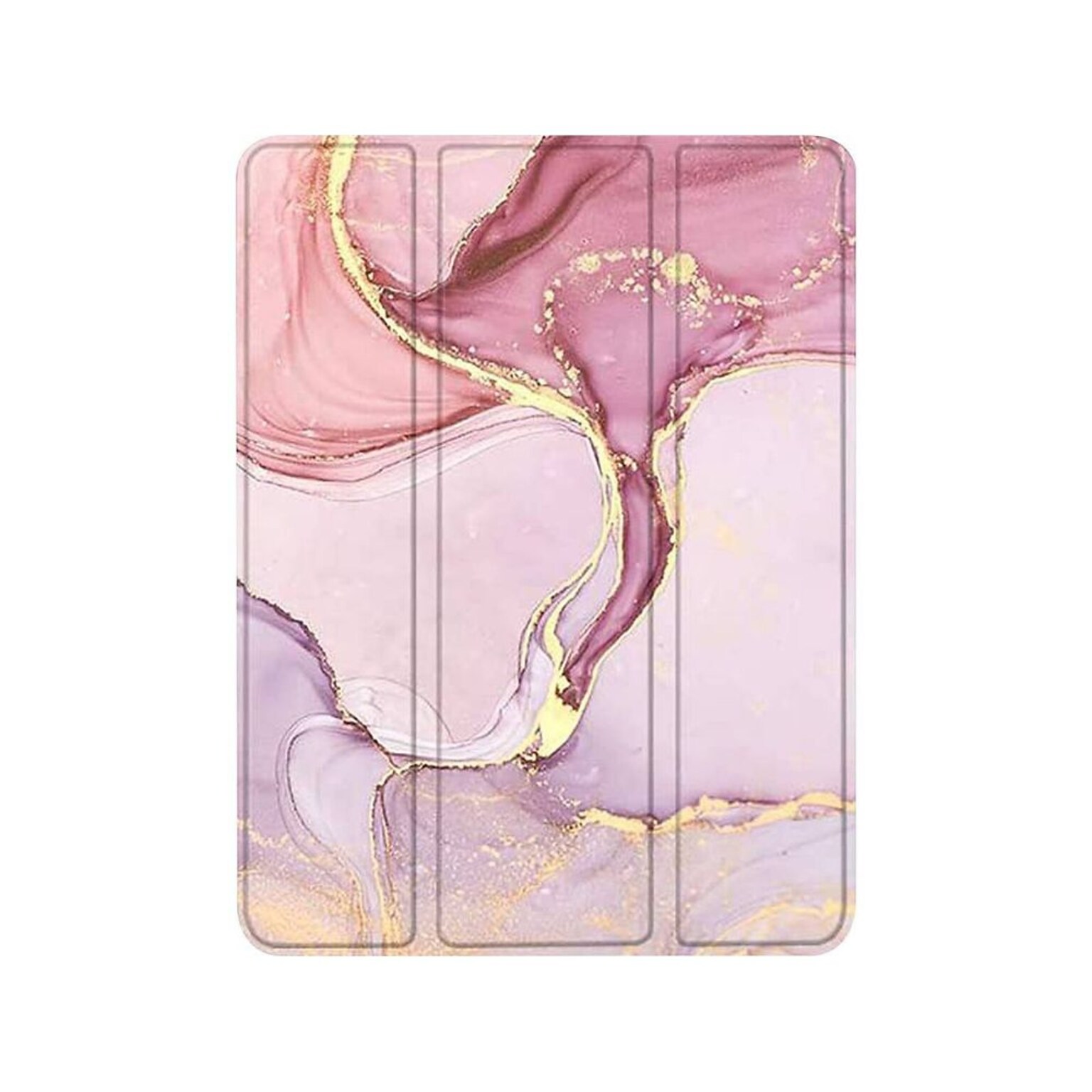 SaharaCase Marble Series Folio Case for Apple iPad Pro 12.9 (4th, 5th, and 6th Gen 2020-2022), Pink (TB00033)