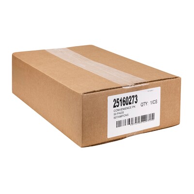 Maxithins Regular Absorbency Tampons and Pads, Cardboard Applicator, 100 Pieces/Box (25160273)