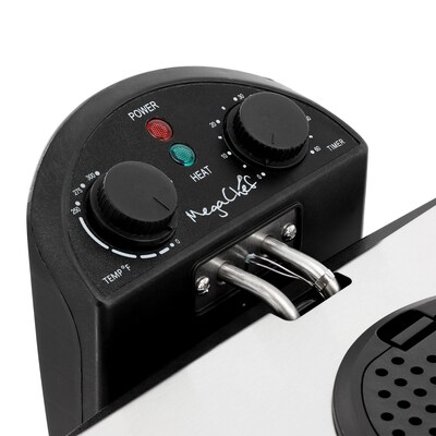 MegaChef 4 Liter Electric Deep Fryer, Silver (935121819M)