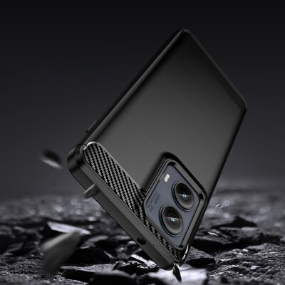 SaharaCase Venture Phone Case for Motorola Edge, Shock Absorbing, Scorpion Black (CP00617)