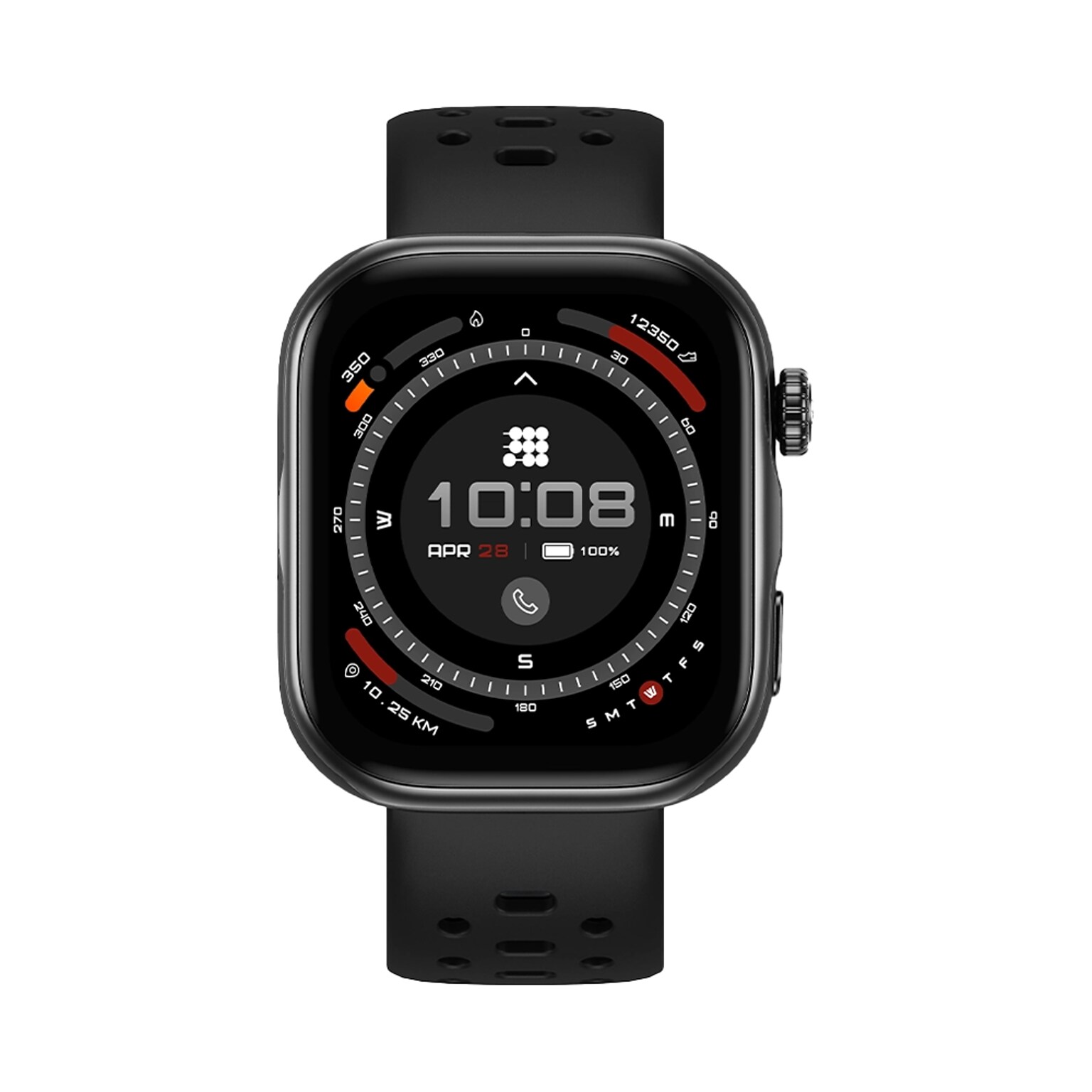 Cubitt VIVA Pro 2 Smartwatch, Built-In GPS, 1.85in,. Obsidian Black (CT-VIVAP2-1)