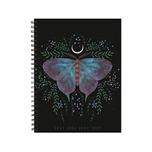2024-2025 Willow Creek Mystic Butterfly 6.5 x 8.5 Academic Weekly & Monthly Planner, Paper Cover,