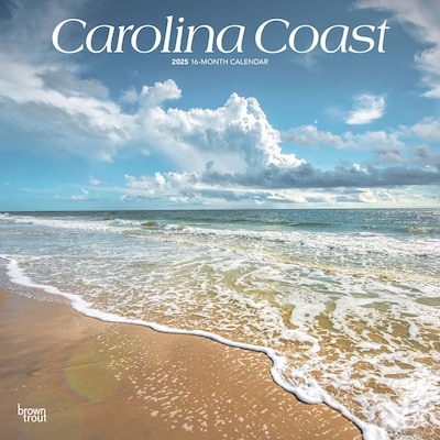 2025 BrownTrout Carolina Coast 12 x 12 Monthly  Wall Calendar (9781975474591)
