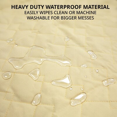 Arf Pets Universal Fit Cargo Liner Cover for SUVs and Cars w/ Waterproof Material, Beige (APCARGBG)