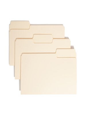 Smead SuperTab File Folder, 1/3-Cut Tab, Letter, Manila, 24/Pack (11920)