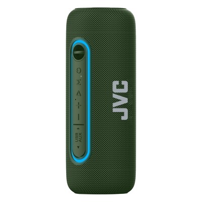 JVC True Wireless Portable Bluetooth Speaker, Water Resistant, Green (SP-PA5BT)