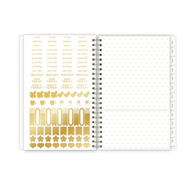 2027 Blue Sky Day Designer Tile 5" x 8" Calendar Year Weekly & Monthly Planner, Plastic Cover, Blue (101410-27)