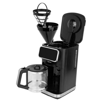 Capresso Touchscreen Coffee Maker Automatic Drip Coffee Maker, Black (496.01)