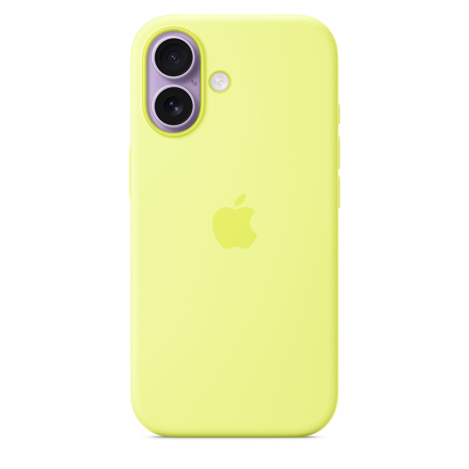 Apple Silicone MagSafe Phone Case for iPhone 17, Neon Yellow (MGEV4ZM/A)