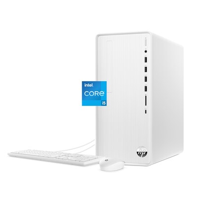 HP Pavilion Desktop Computer, Intel Core i5-12400, 12GB RAM, 256GB SSD, Mouse & Keyboard Included, W