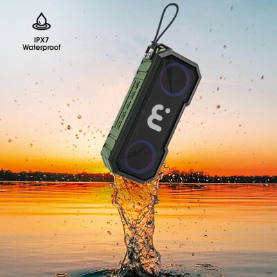 MyBat Pro Bluetooth Wireless Water Resistant Speaker, Army Green (SPG008001)