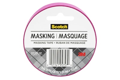 Pink Duck Masking Color Masking Tape 0.94 x 30 yard Roll